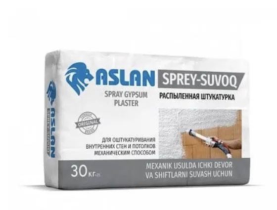 Aslan MP75, Rodband, спрей штукатурка, gips suvoq, mashinali suvoq 7