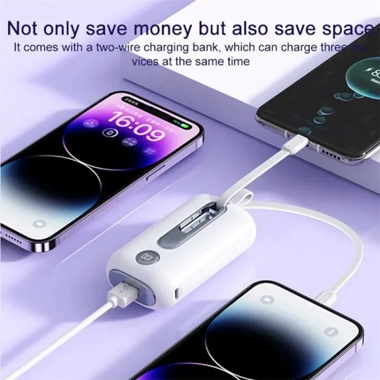 Мини-вентилятор 2в1 powerbank 5 Мини-вентилятор 2в1 powerbank 5