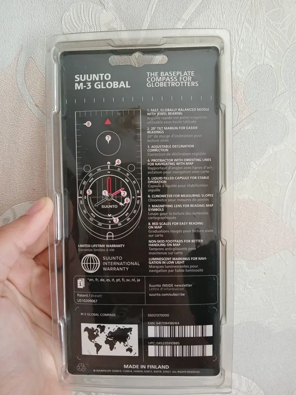 Компас: Suunto M-3 Global Compass 2 Компас: Suunto M-3 Global Compass 2