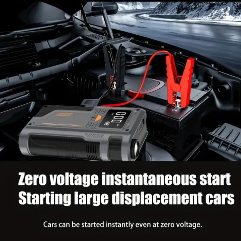 Пусковое автонасос фонарик и powerbank 4 в 1 ный — фото 1 Пусковое автонасос фонарик и powerbank 4 в 1 ный — фото 1