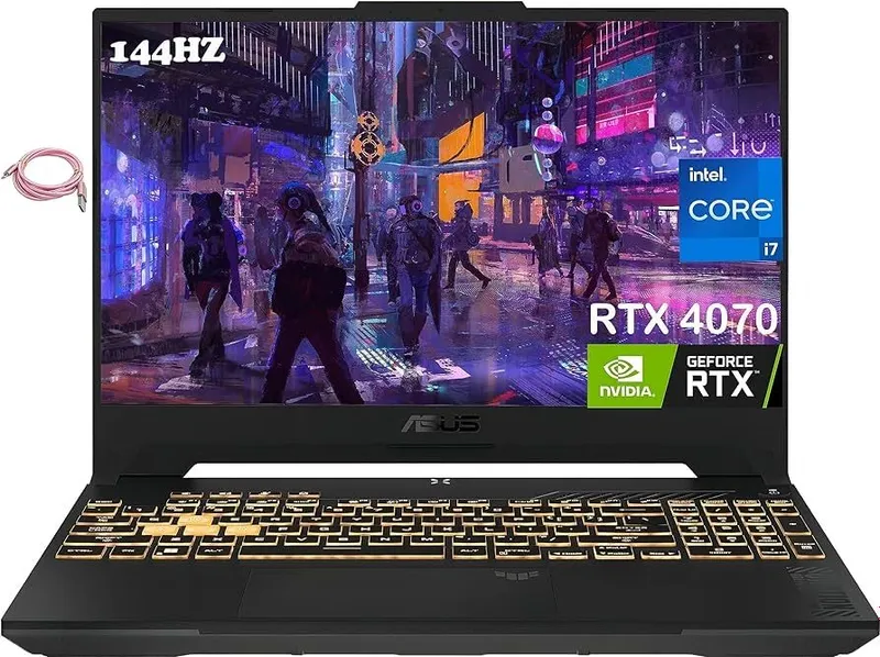 asus tuf f15 noutbuki sotiladi i7 12700h rtx 4070 32 gb 1.5 tb ssd 1