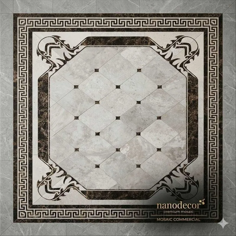 Панно из кафеля, известяка и гранита. "NANO DECOR" — фото 3 Панно из кафеля, известяка и гранита. "NANO DECOR" — фото 3