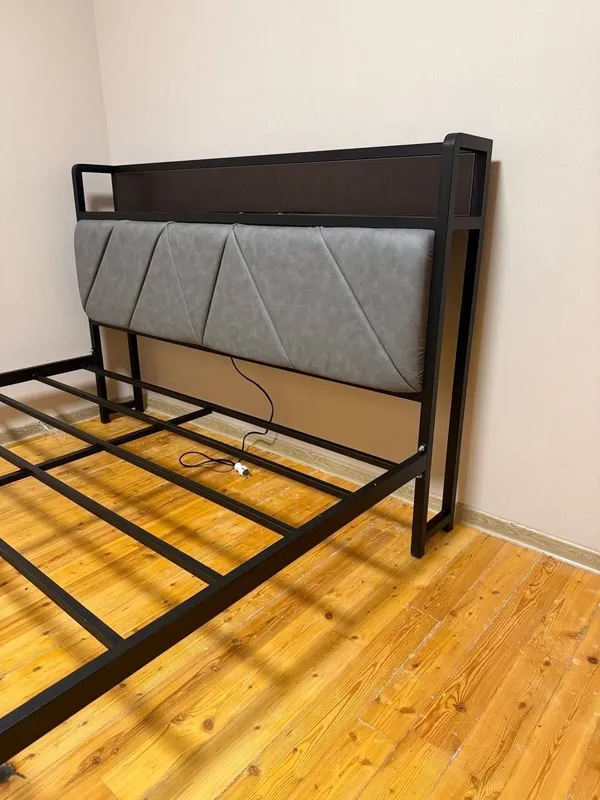 Двуспальная Кровать Loft krovat темир крават metal kalavat Лофт 3 Двуспальная Кровать Loft krovat темир крават metal kalavat Лофт 3