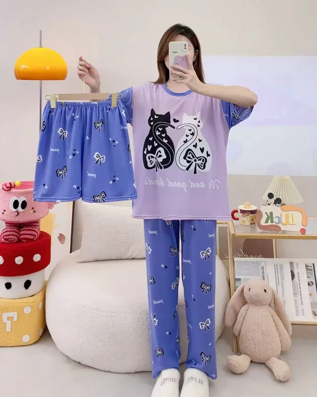 3talik yoz uchun qulay pijama 2