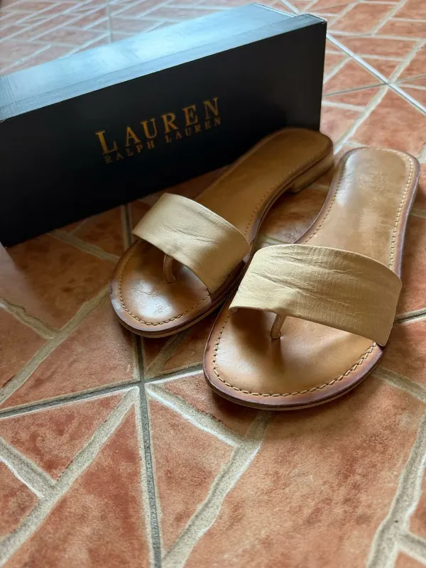 шлепки Ralph Lauren оригинал шлепки Ralph Lauren оригинал