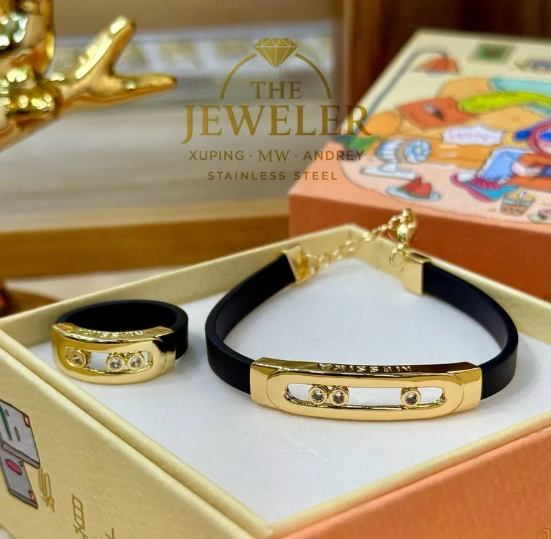 Jewelery blak uzuk va uzuk