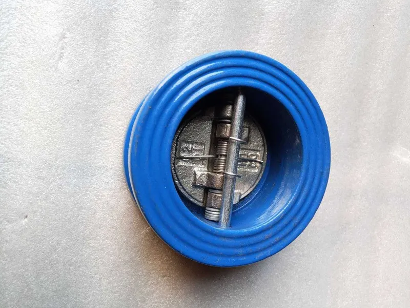 Клапан обратный DN50 PN16 - DN200 PN16 чугунный 2-диск. межфланцевый — фото 3