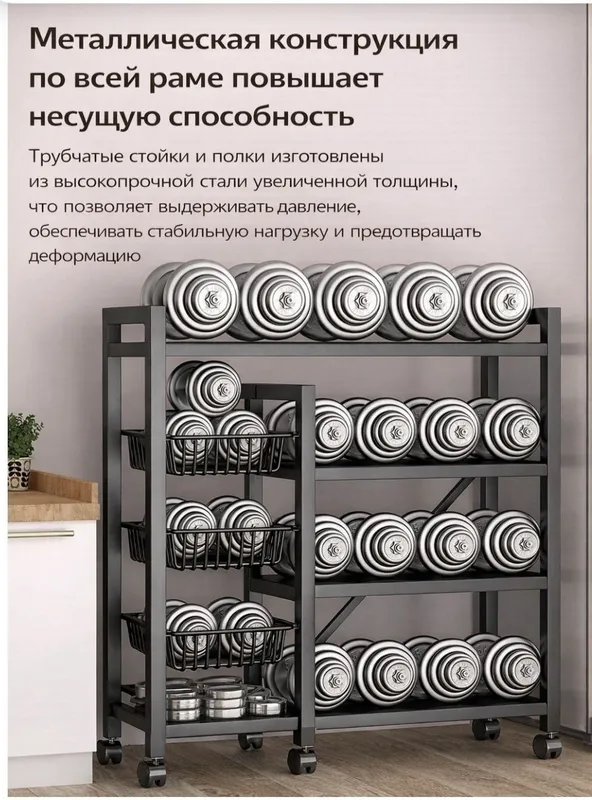 Кухонная этажерка для хранения посуды, 2 Кухонная этажерка для хранения посуды, 2