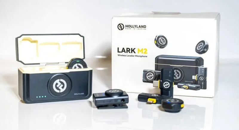 Петличка микрофон Hollyland Lark M2 Mikrafon — фото 4