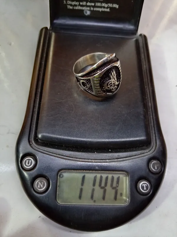 Кольцо мужское серебряное 925 пробы Перстень. 5