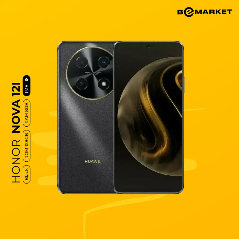 Huawei Nova 12i, Black, 8/128 GB