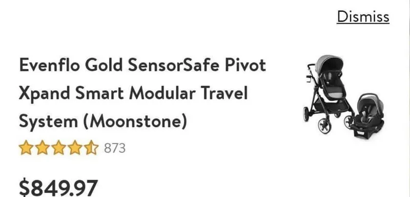 Evenflo Gold Pivot Xpand Smart Modular Travel System (Moonstone) 8 Evenflo Gold Pivot Xpand Smart Modular Travel System (Moonstone) 8