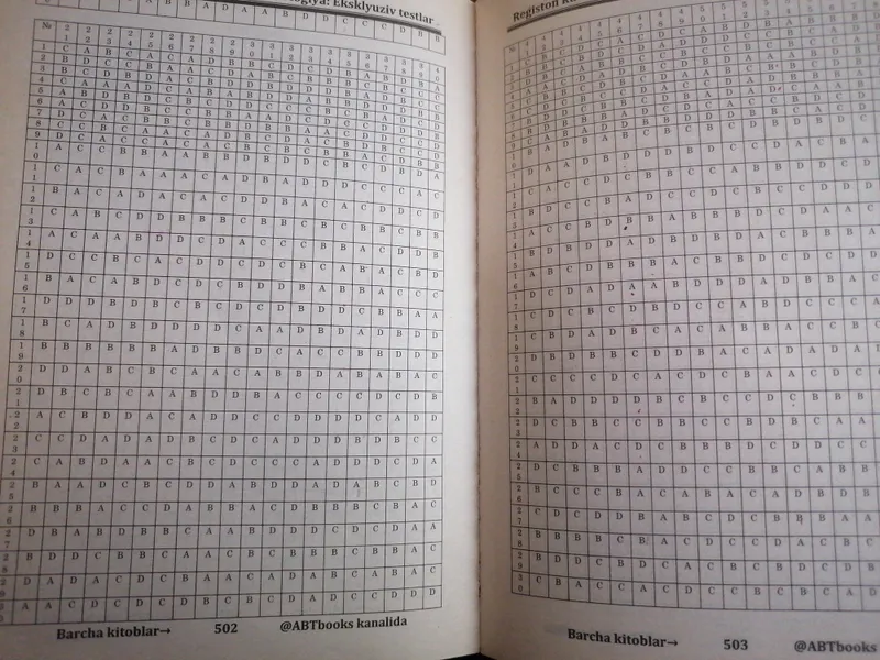 SERIFIKAT BIOLOGIYA BOOK"TEST"EKSKLYUZIV_testlar — фото 2