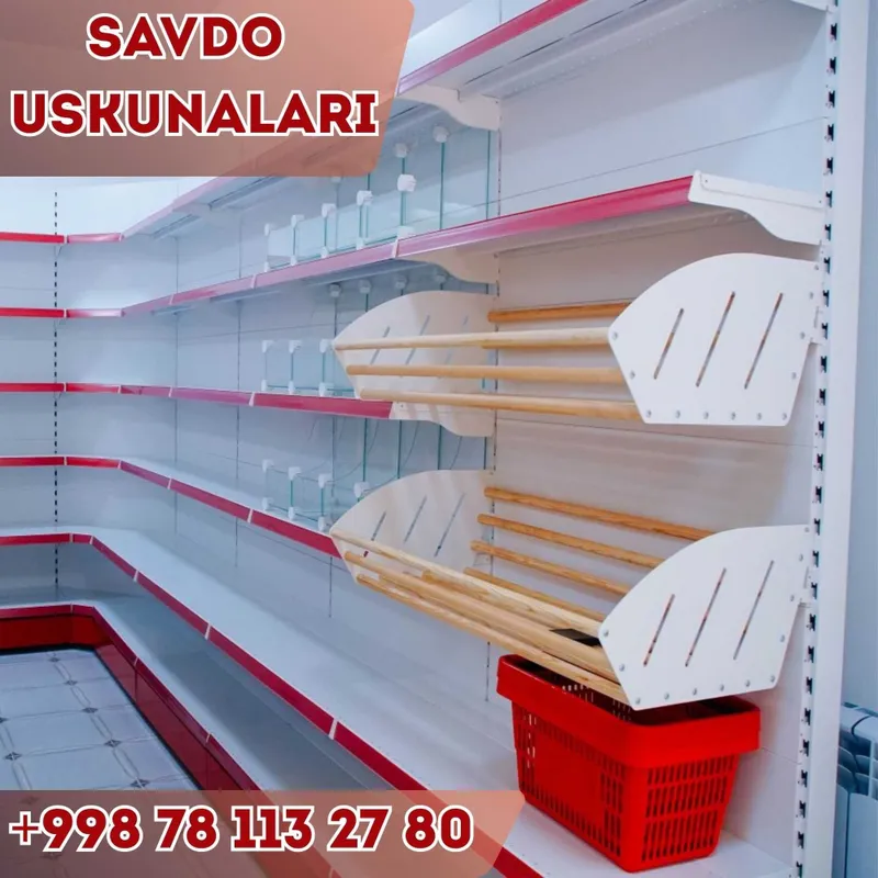 Стеллаж металлический торговый, polkalar savdo tokcha