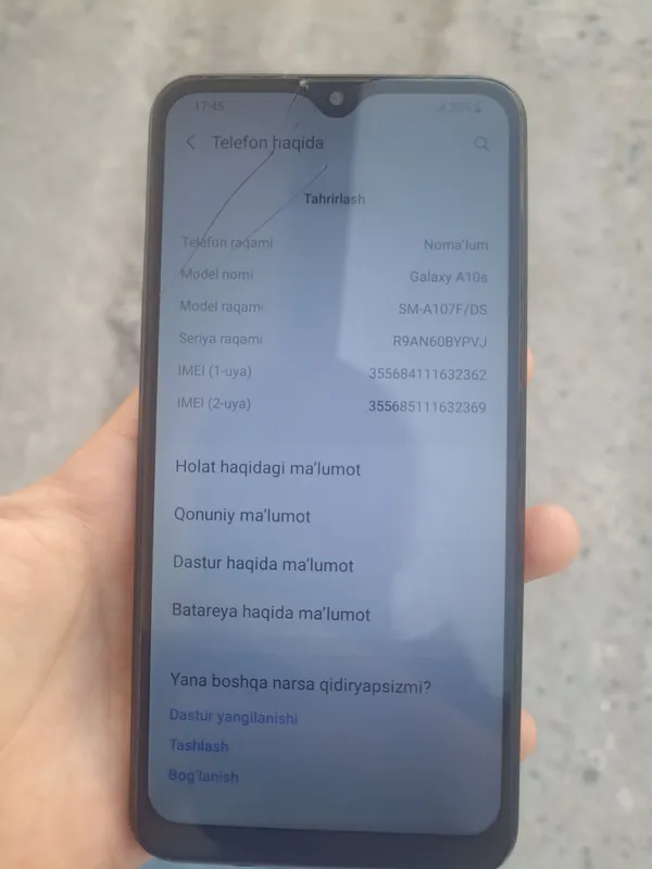 telefon sotiladi Samsung A10S — фото 2