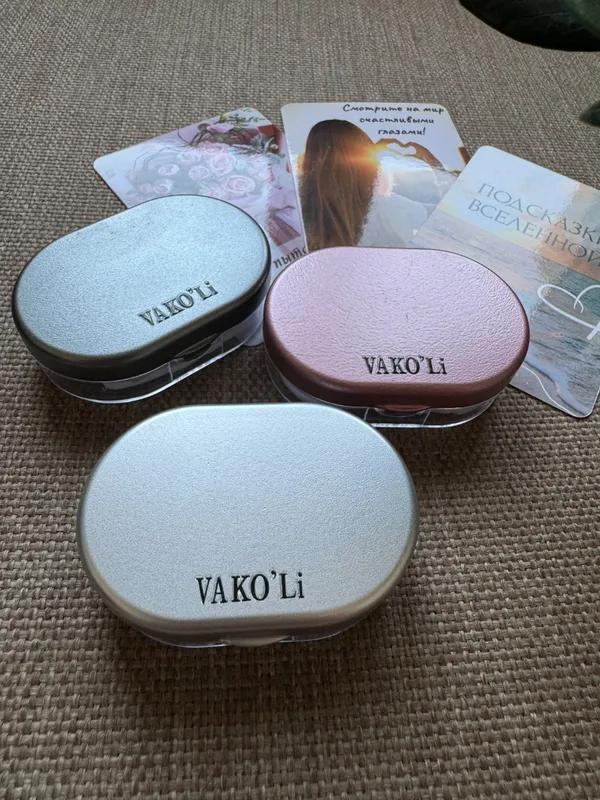 Контейнер "VAKÓLi" тёмно-серый для контактных линз — фото 4