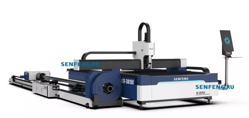 SENFENG PRO SF3015C 3000W lazer + quvur kesish moduli | 2025-yil 2 SENFENG PRO SF3015C 3000W lazer + quvur kesish moduli | 2025-yil 2