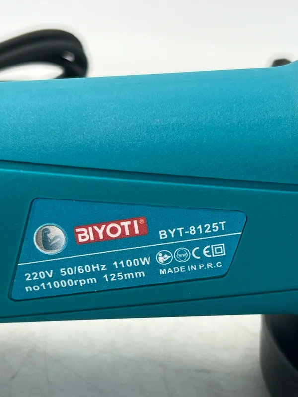 BIYOTI BYT-8125T — Углошлифовальная машина 1100 Вт 4 BIYOTI BYT-8125T — Углошлифовальная машина 1100 Вт 4
