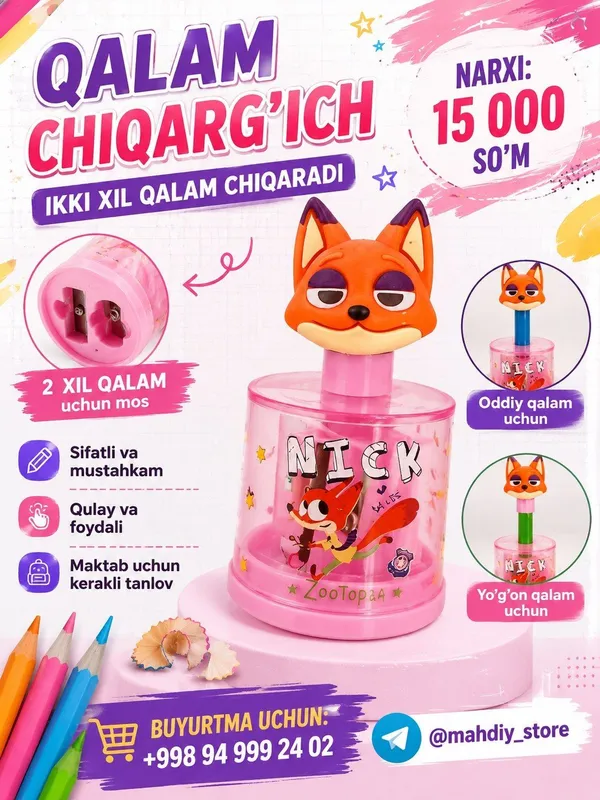 QALAM CHIQARG‘ICH QALAM CHIQARG‘ICH