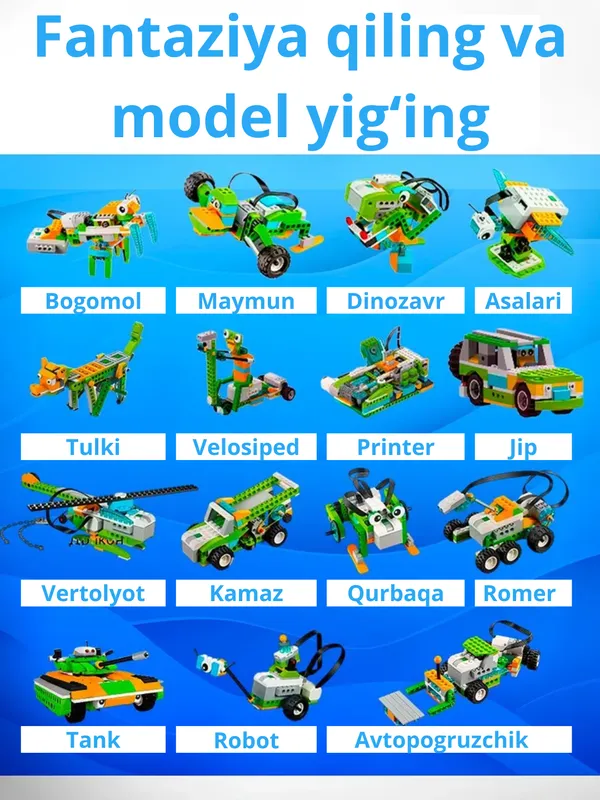 WeDo 2.0, Robototexnika, LEGO, Stem oʻyinchoq — фото 3