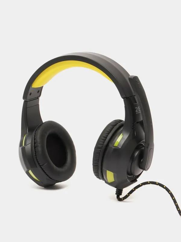Игровые наушники проводные 2E Gaming HG300 LED с микрофоном и подсветкой — фото 1