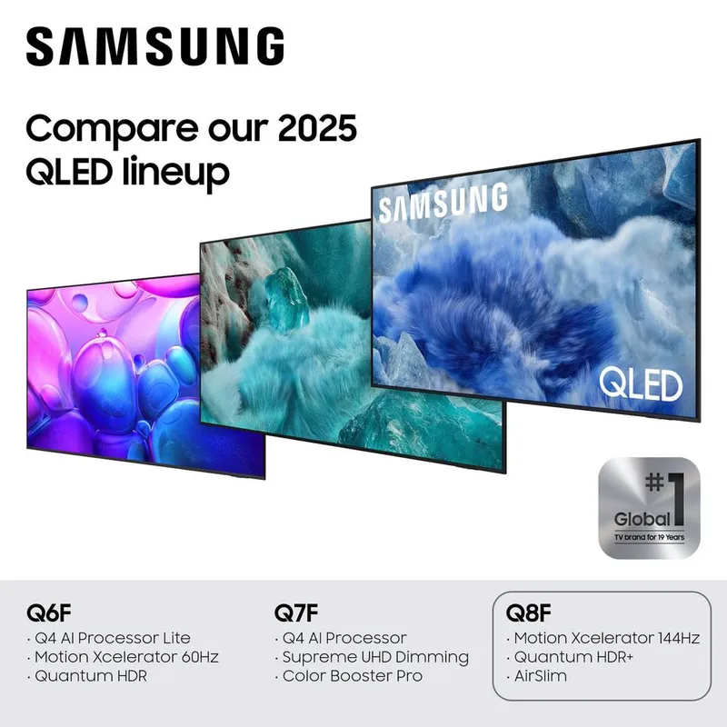 Телевизор Samsung 50/ 55/ 65/ Q8F/75 “QLED Q8F 4K Smart TV 120ГЦ Телевизор Samsung 50/ 55/ 65/ Q8F/75 “QLED Q8F 4K Smart TV 120ГЦ