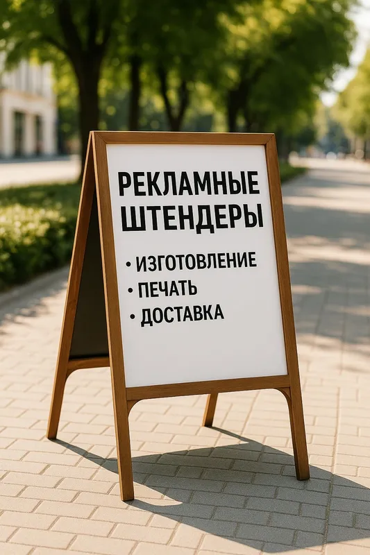 Металлические и деревянные штендеры на заказ | Лазерная резка и печать — фото 6