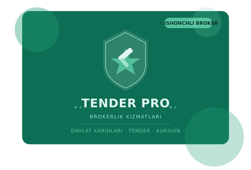 Davlat xaridlari tenderlarida ishtirok etib beraman