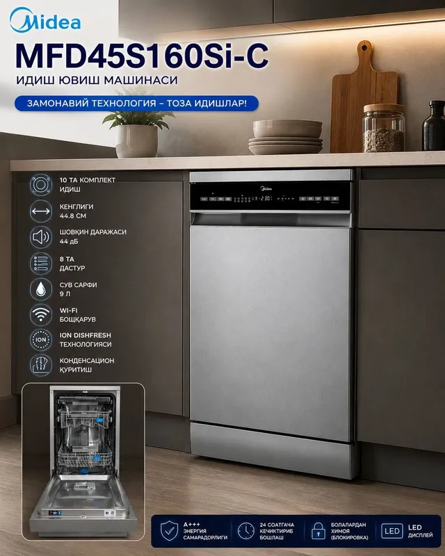 Midea idish yuvish mashinasi