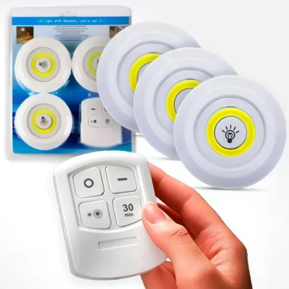 LED simsiz lampochka, pult bilan, 3 dona — фото 1 LED simsiz lampochka, pult bilan, 3 dona — фото 1