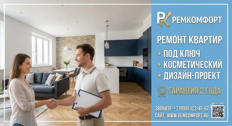 Ремонт квартир «Под ключ» и косметический ремонт Качественно и в срок 1 Ремонт квартир «Под ключ» и косметический ремонт Качественно и в срок 1