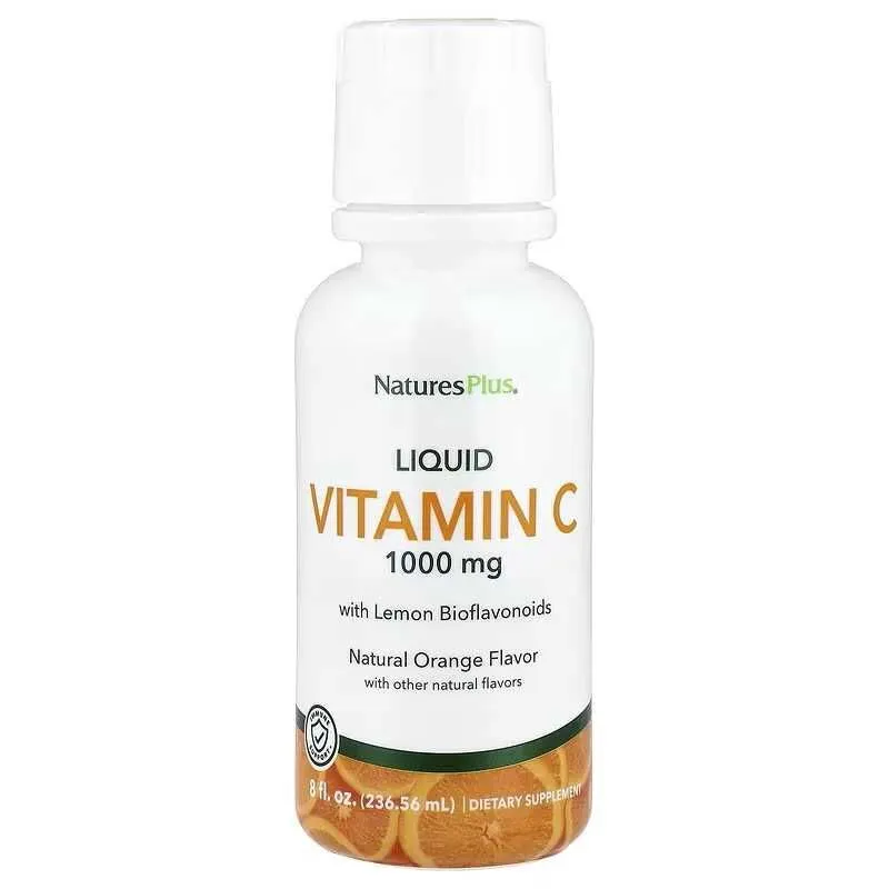 NaturesPlus Liquid Vitamin C, suyuq vitamin C, 236,56 ml 2 NaturesPlus Liquid Vitamin C, suyuq vitamin C, 236,56 ml 2
