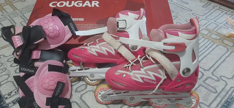 Продам комплект роликов для девочки – Cougar (В отличном состоянии) 1