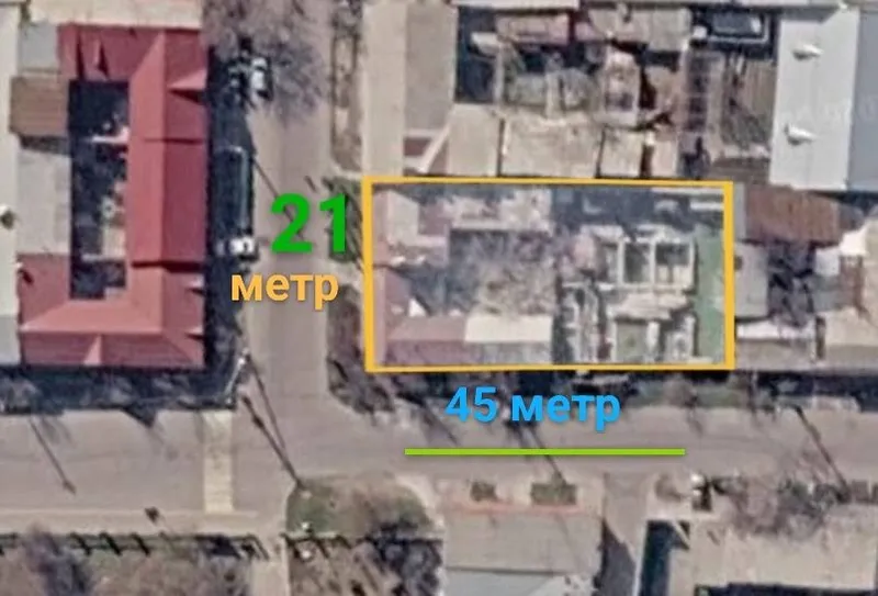 Dombiraboda 4.4 sotih er sotiladi Fasadi 21 metr 201 maktab oldida 2