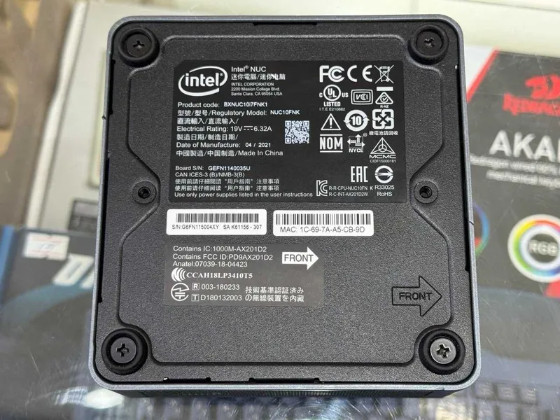 MiNi PC intel NUC10FNK Core i7-10710U ram 16 ssd 256m2 6 MiNi PC intel NUC10FNK Core i7-10710U ram 16 ssd 256m2 6