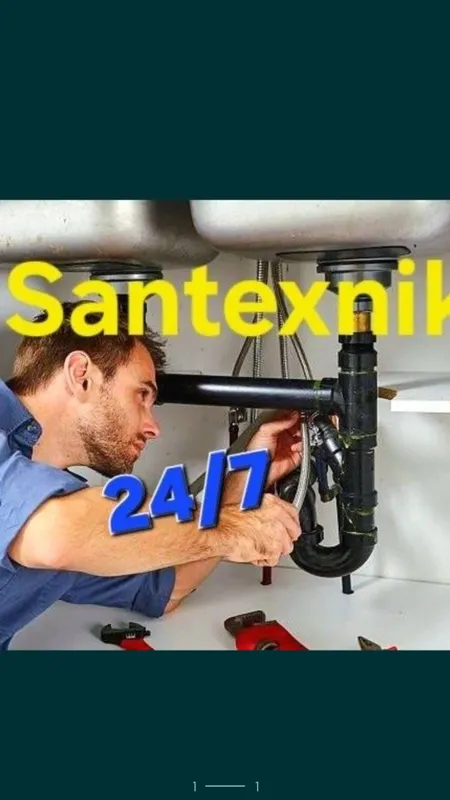 Santexnik xizmati 24/7 sifat va tezkorlik