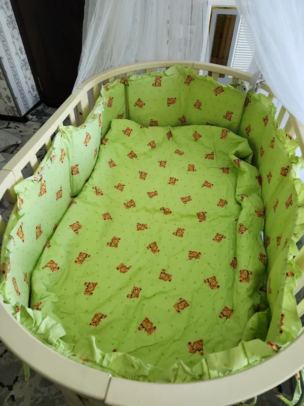 Bolalar krovatkasi ortopedik matras bilan sotiladi 5