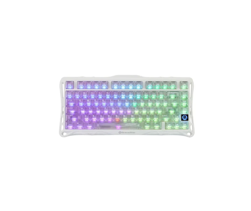 ' Клавиатура GravaStar Mercury K1 Lite Crystal Aurora RGB
