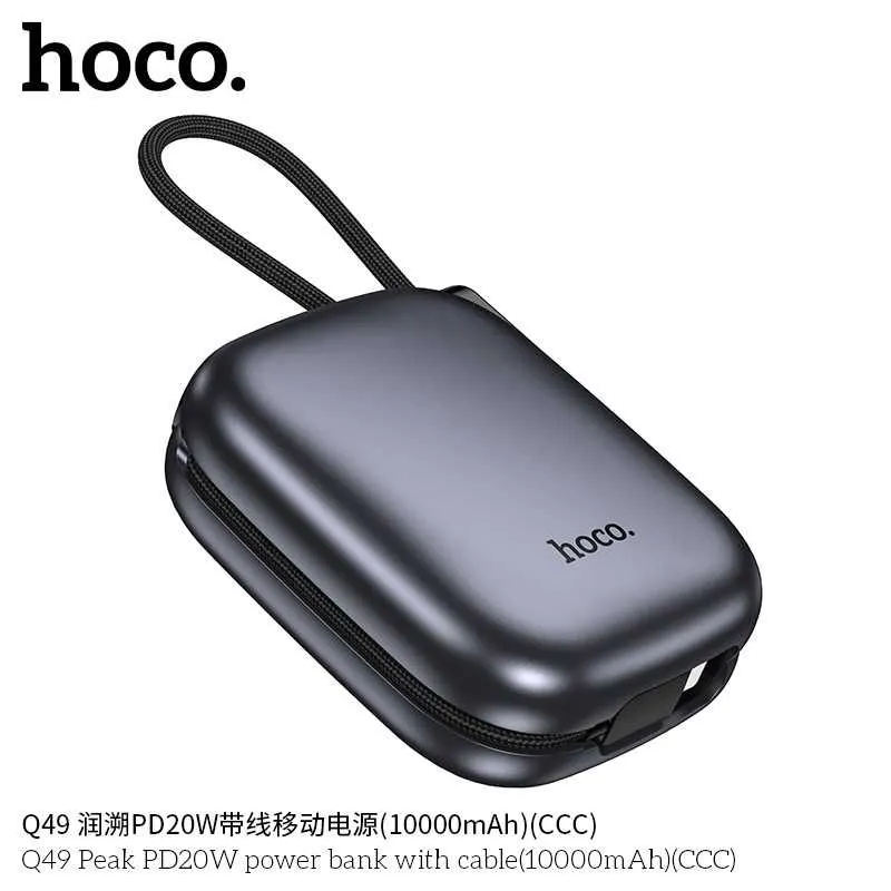 Hoco Q49 QC3.0 22.5W+PD20W Power Bank CCC 10000mAh for iPhone 16 17 — фото 5