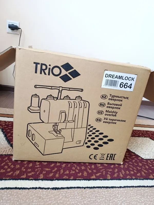 Yangi overlock tikuv mashinasi TRiO Dreamlock 664 — фото 1