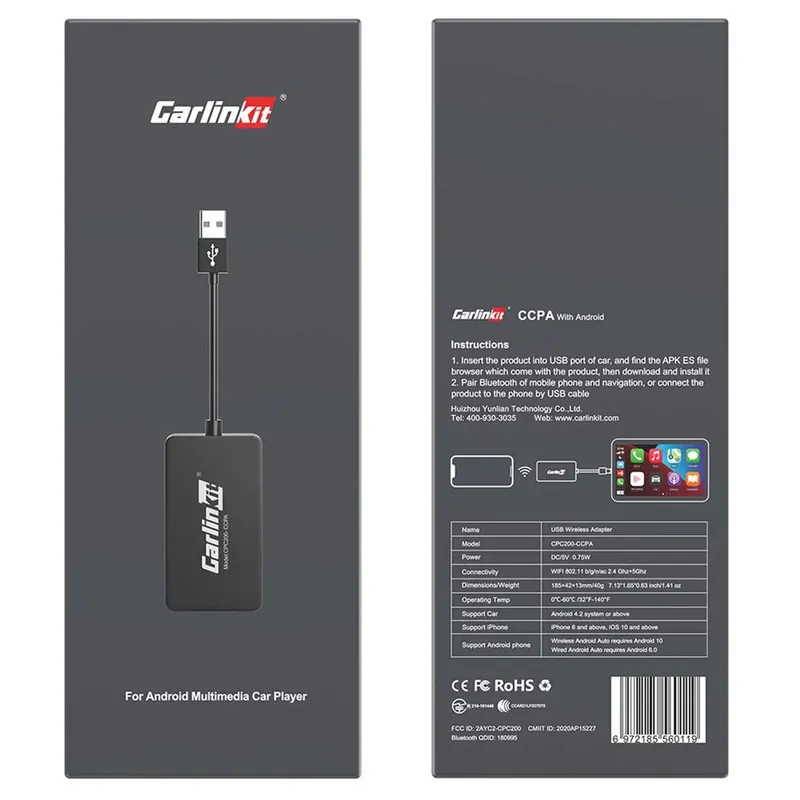 Беспроводной CarPlay, Android Auto Carlinkit CPC200-CCPA — фото 4
