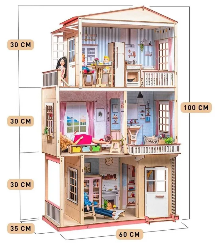 Игрушки.Кукольный домик для барби.Игрушки.Куклы — фото 2