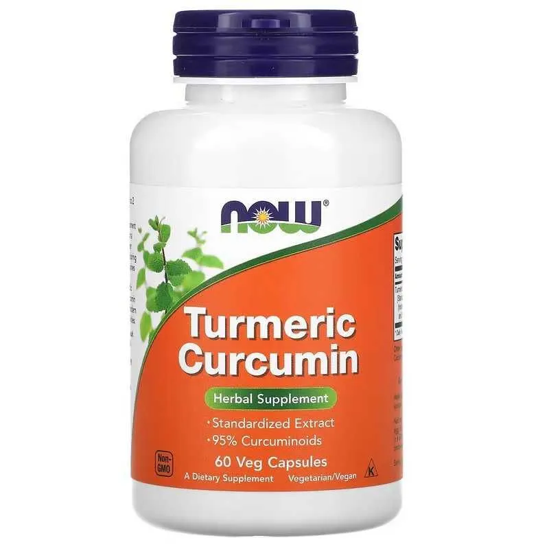 NOW Foods Turmeric Curcumin куркумин из куркумы — фото 1