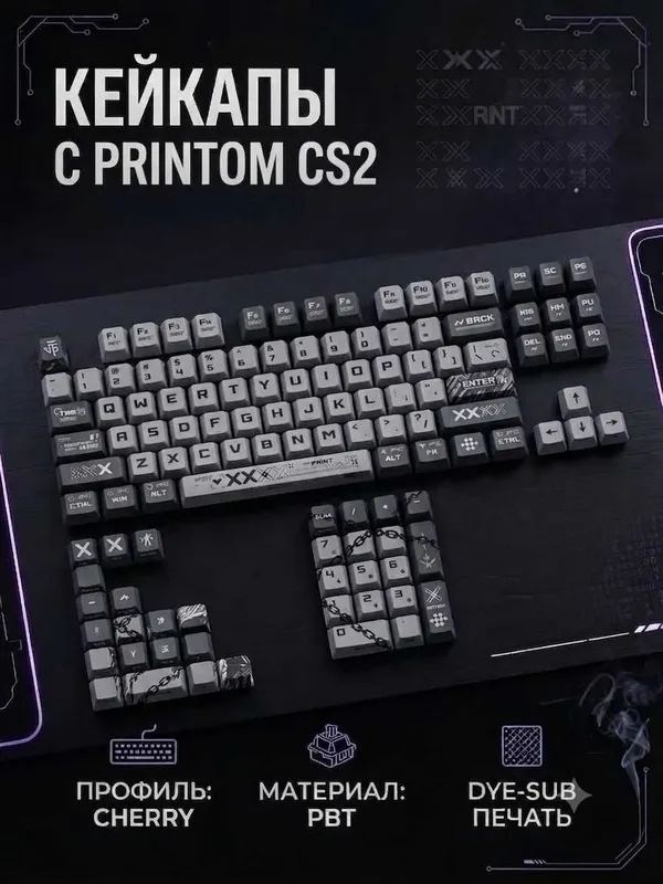 Keycap ассортименте для клавиатуры чеханичиский 2