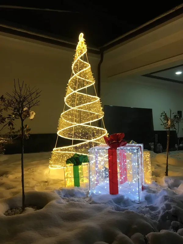 LED yoritish, yangi yil yorug‘lik figuralari 5