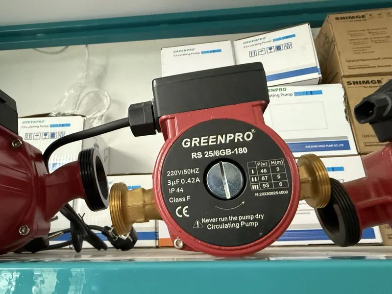 Greenpro циркуляционный насос для отопления RS25/4 RS25/6 RS32/6 nasos — фото 4