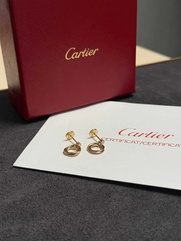 NEW Серьги Cartier Trinity Brilliant-cut diamonds 1 NEW Серьги Cartier Trinity Brilliant-cut diamonds 1