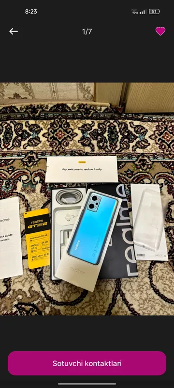 realme gt Neo 2 5G ideal tel karobka dakument — фото 2