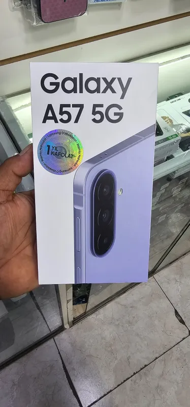 Samsung A57 5G 8/256 novey ochib korilgan ishlatilmagan
