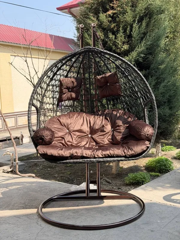 Качела ротанг 2 кишилик 3